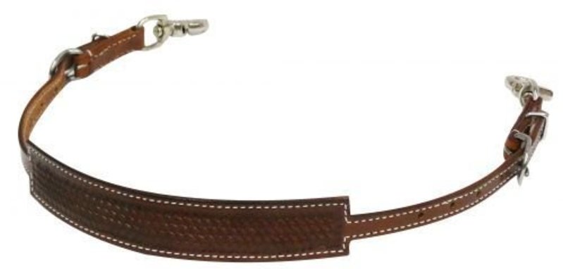 Showman Showman Basket Weave Tooled Wither Strap