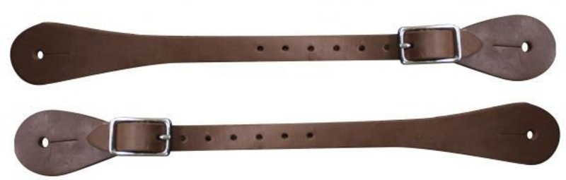 Mens Oiled Harness Leather Spur Strap