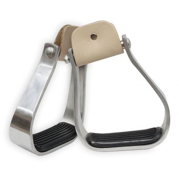 Showman Aluminum Angled Stirrups