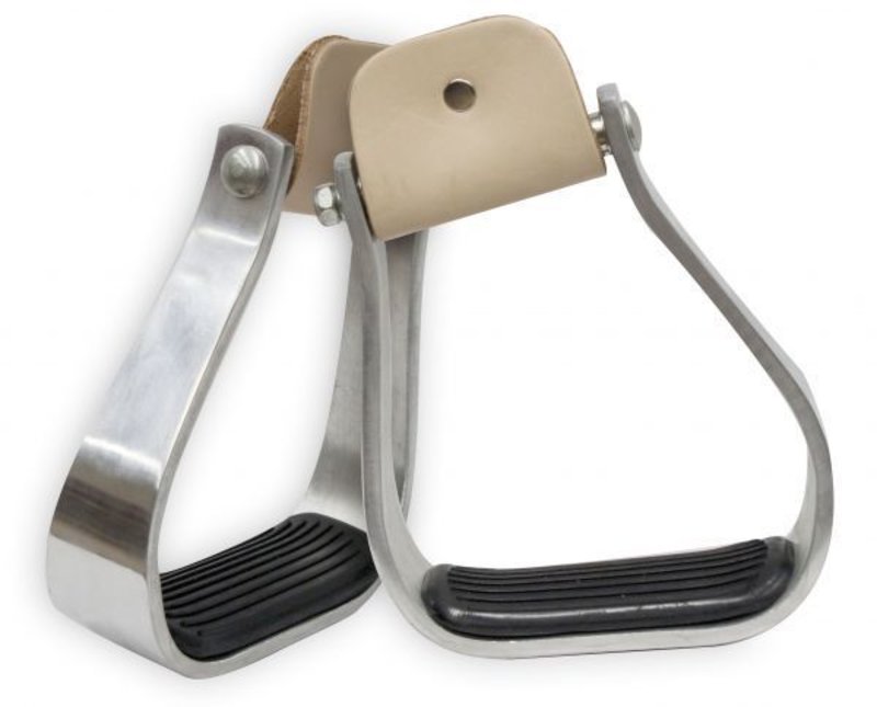 Showman Aluminum Angled Stirrups