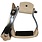 Showman Showman Aluminum Angled Stirrups