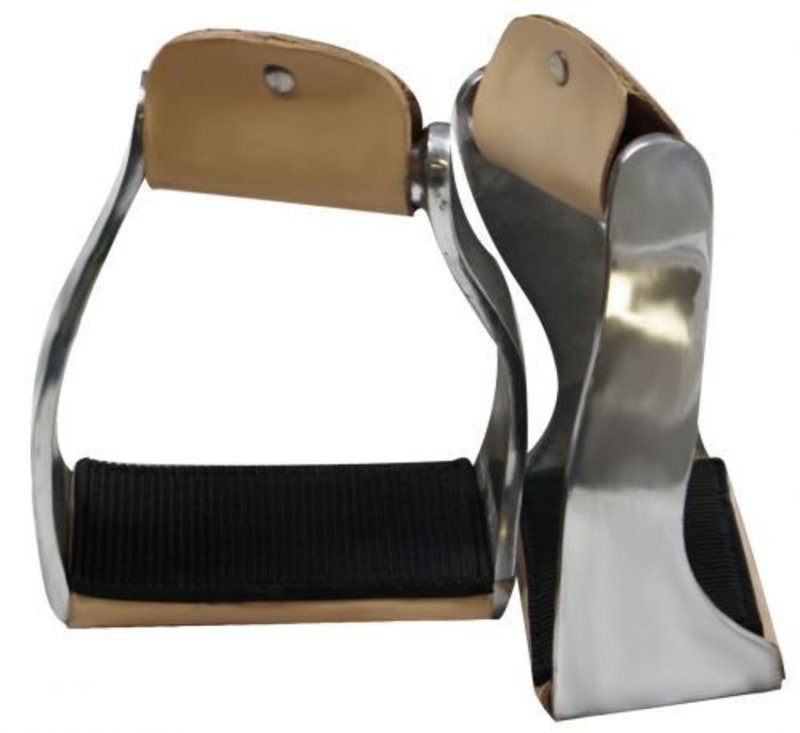 Showman Showman Aluminum Bowed Stirrups