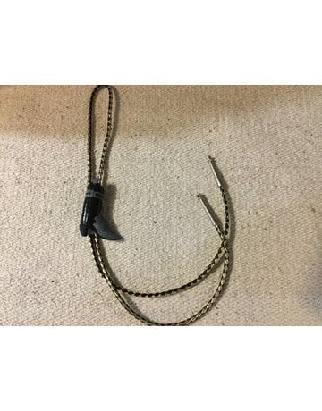 Bolo Tie - Boot w/ Metal Tips