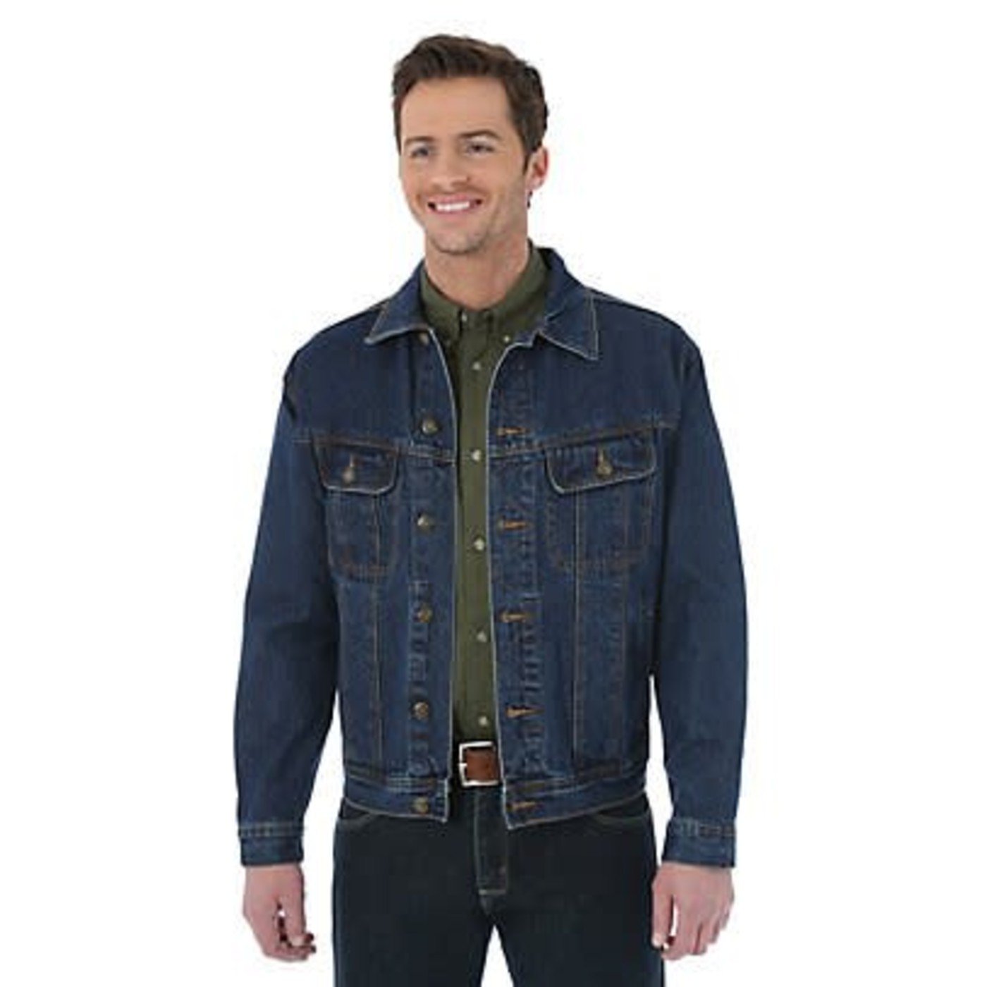 Men's Wrangler Rugged Wear Denim Jacket - Gass Horse Supply & Western Wear