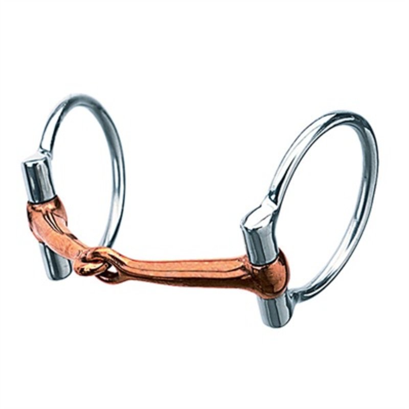 Weaver Offset Dee - Copper Snaffle, 5"