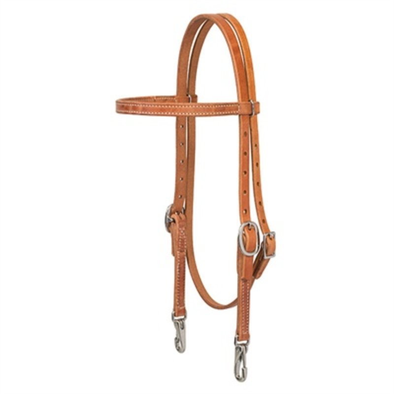 Weaver Leather Quick Change Split Reins- Snap 5/8 X 7 - Gass