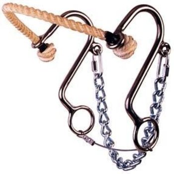 Reinsman Hackamore - Reinsman Little S Rope Nose, Horse Size