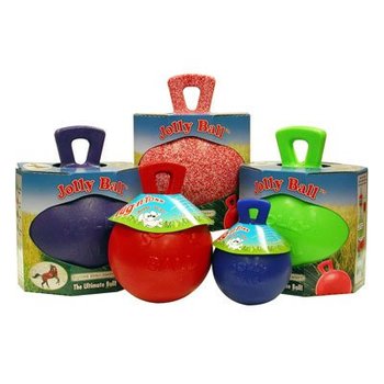 Jolly Ball Tug N Toss, Red - 6”