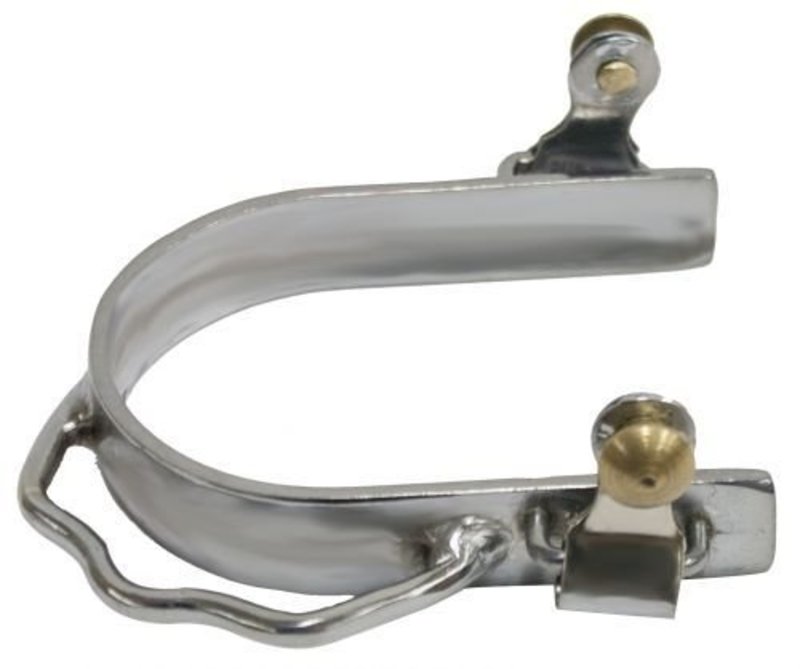 Showman Bumper Spurs Silver 3/4" Band