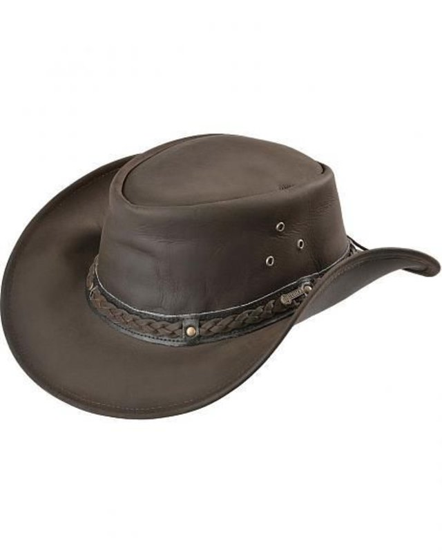 Outback Outback Wagga Wagga Leather Hat