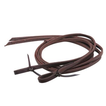 Showman Showman Leather Weighted Split Reins - 5/8" x 8'