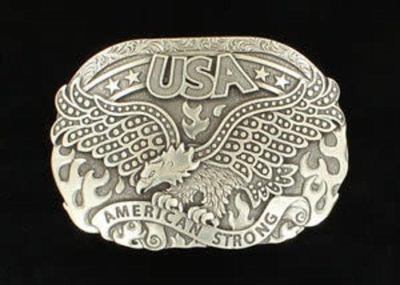 Nocona Belt Buckle - Eagle and Fire