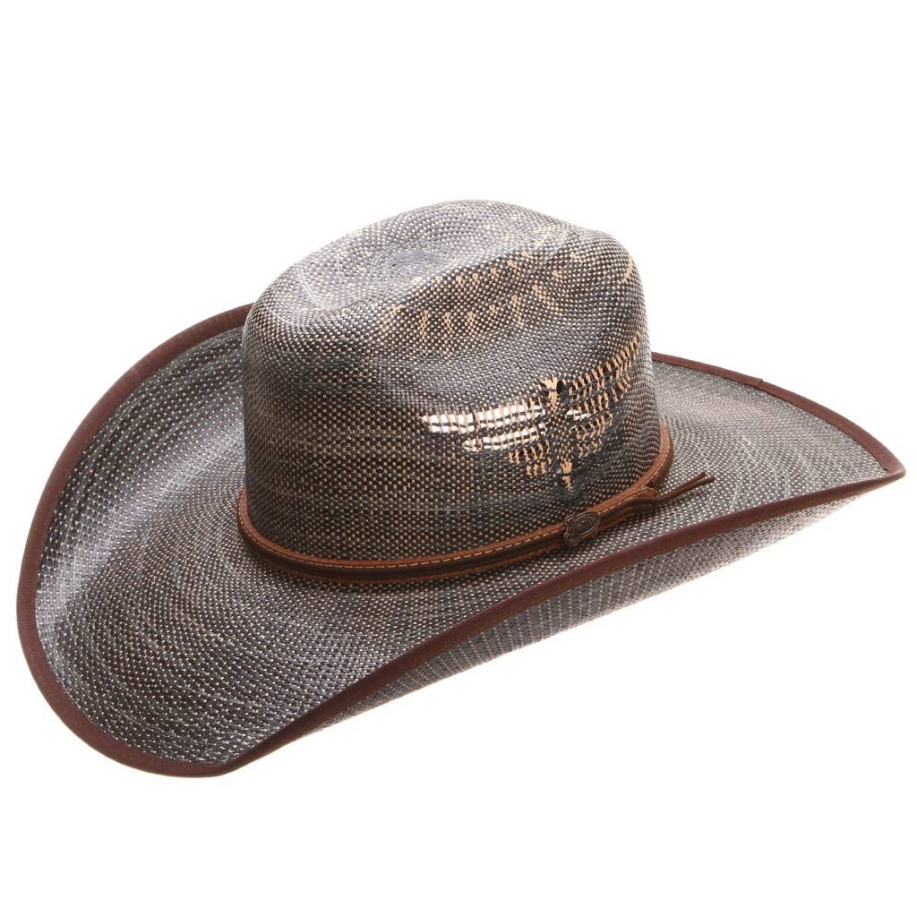 justin bent rail straw hat