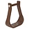 Weaver Polymer/Synthetic Western Stirrups - Brown, Bell
