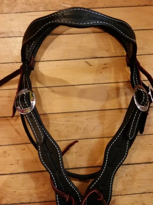 Circle L Circle L Scalloped Headstall - Horse Size