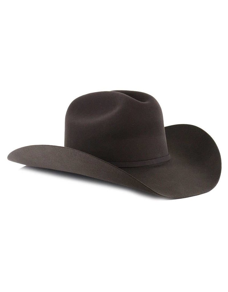 Resistol Logan Felt Hat 6x - Charcoal 