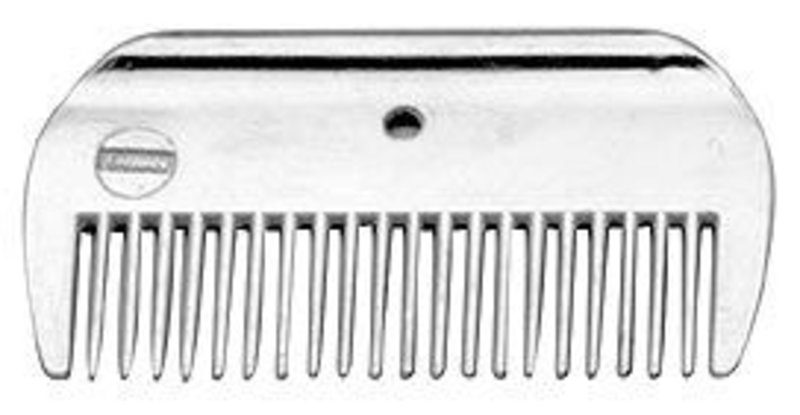 4" Long Aluminum Mane Comb Aluminum