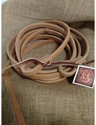 Circle L Circle L Leather Split Reins with Tie Ends, U.S.A. Made - 7'+ Long