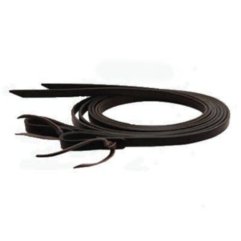 Circle L Circle L Leather Split Reins with Tie Ends, U.S.A. Made -