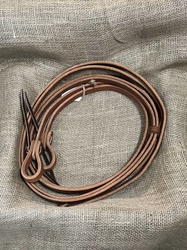 Circle L Circle L Leather Split Reins with Tie Ends, U.S.A. Made -