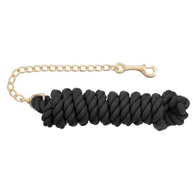Showman COTTON LEAD ROPE Braided 3//4/" x 10/' with BRASS Snap