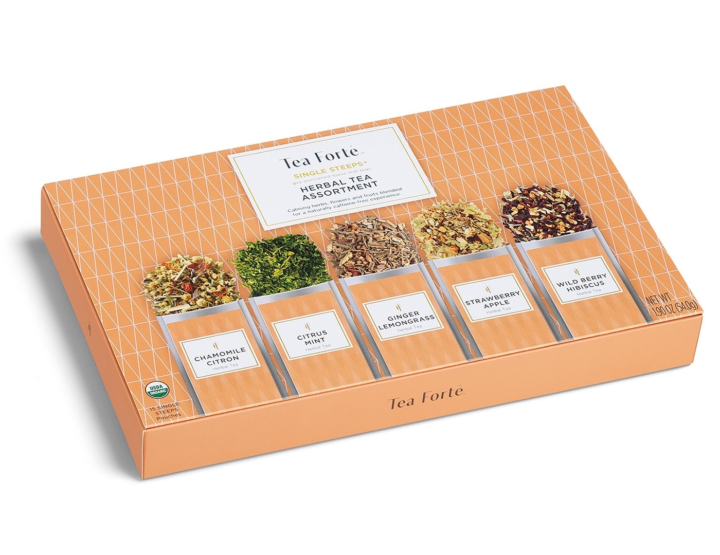 Tea forte Herbal Tea Single Steeps Sampler