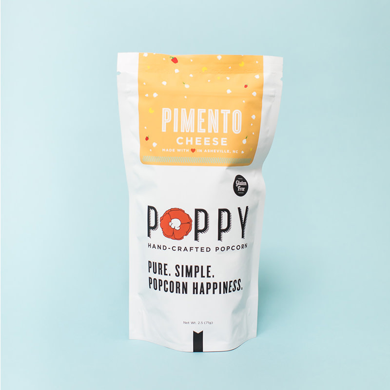 Poppy Handcrafted Popcorn Market Bag - Pimento Cheese Popcorn