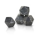 True Glacier Rocks Hexagonal Basalt Stones - Set of 4