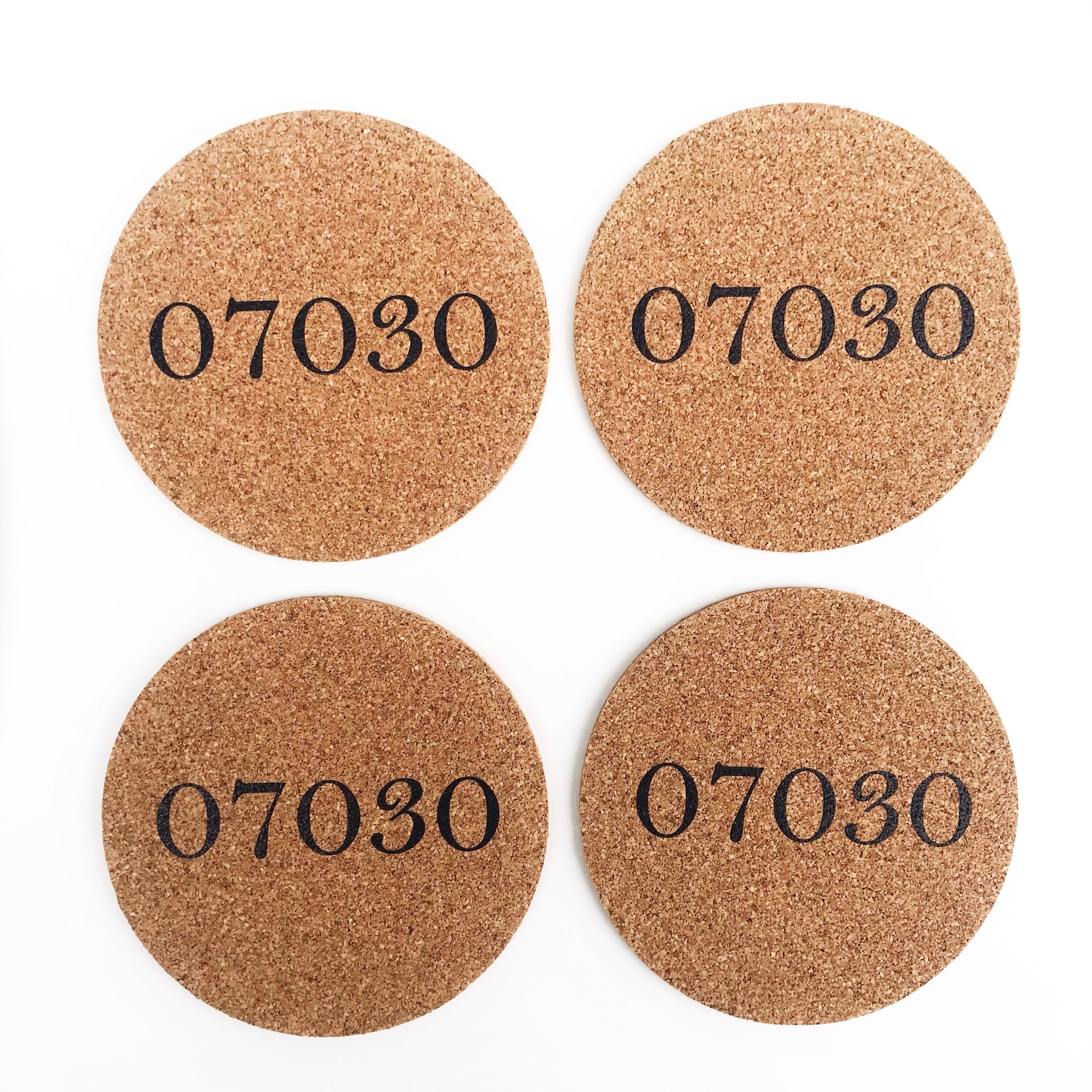 4imprint 07030 Cork Coaster Set (4)