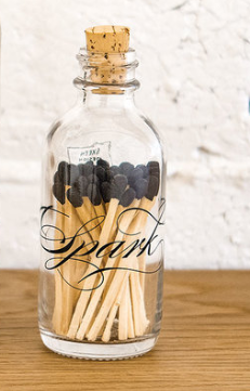 Skeem Design Mini Apothecary Match - Calligraphy