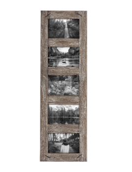 Foreside 4x6 Distressed Wood Picture Frame w/ Nail Accents