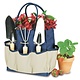 Picnic Time Large Garden Tote w/ Tools - Navy
