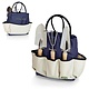 Picnic Time Large Garden Tote w/ Tools - Navy