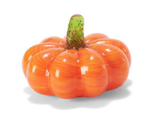 Two's Company Glass Mini Pumpkins