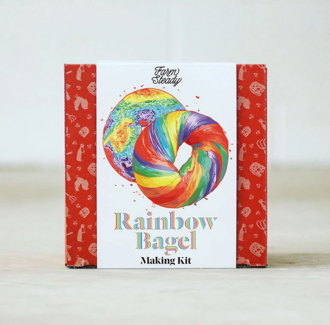Farm Steady Rainbow Bagel Making Kit