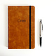 P Graham Dunn Personalized Notebook- Brown