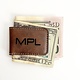 P Graham Dunn Personalized Money Clip - Brown