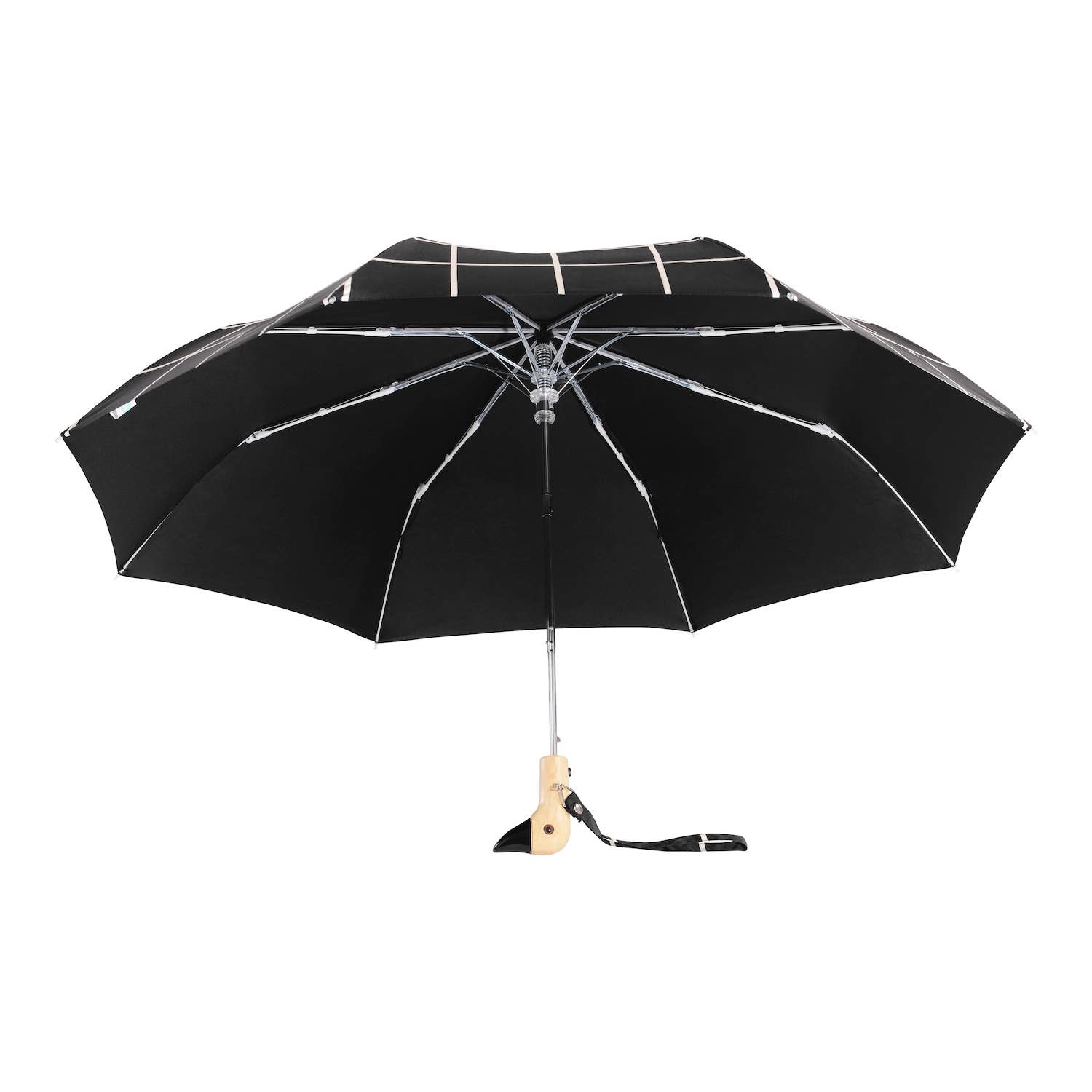 Original Duckhead Compact Umbrella - Black Grid