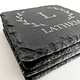 P Graham Dunn Personalized Slate Coasters - Square - Set of 4