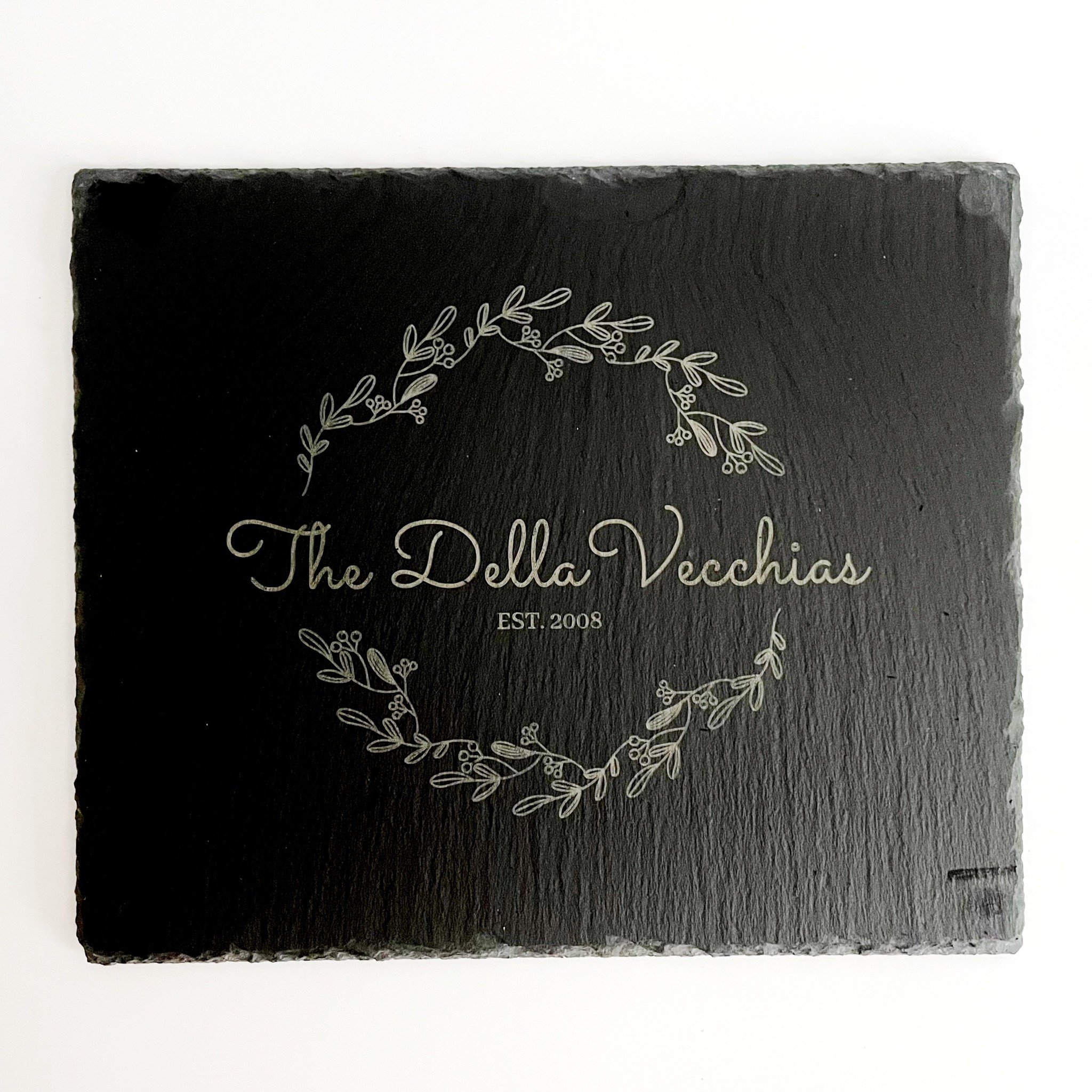 P Graham Dunn Personalized Slate Cheese Board