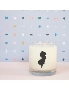 Scripted Fragrance New Jersey Soy Candle - Reusable Signature Glass