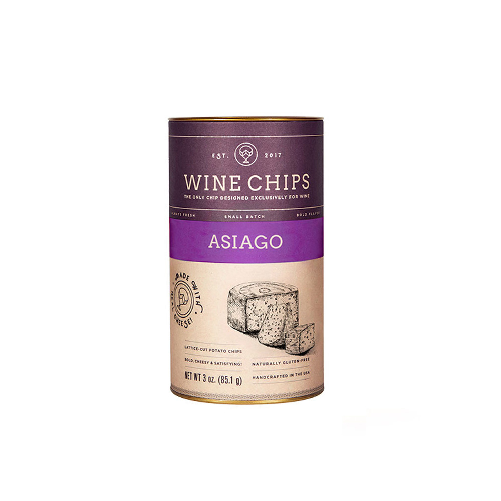 Wine Chips 1 oz Wine Chips Tubes - Asiago