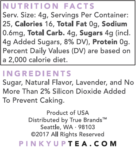 True Lavender Sugar