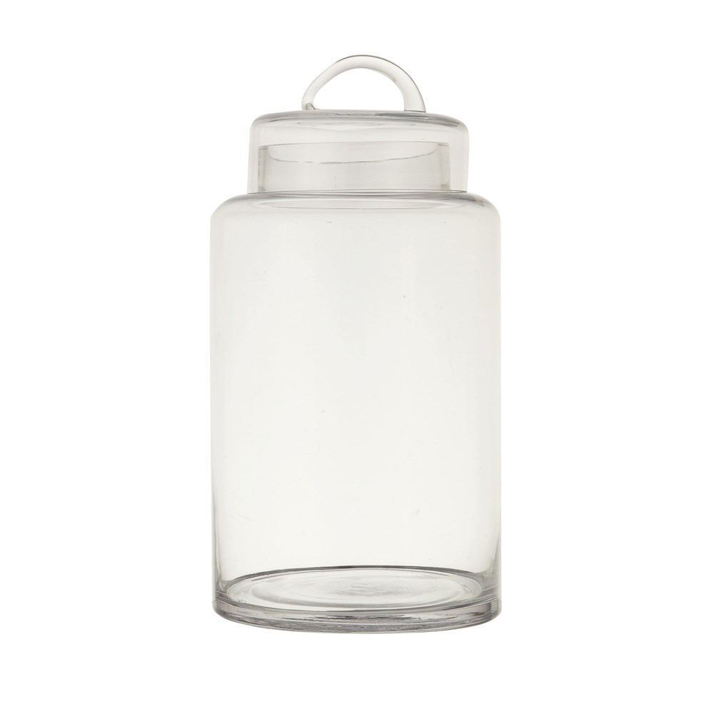 Creative Co-op 12.75" Glass Container w/ Lid