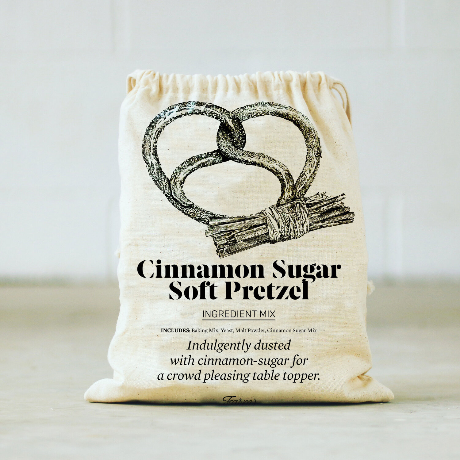 Farm Steady Cinnamon Sugar Soft Pretzel Baking Mix in Bag