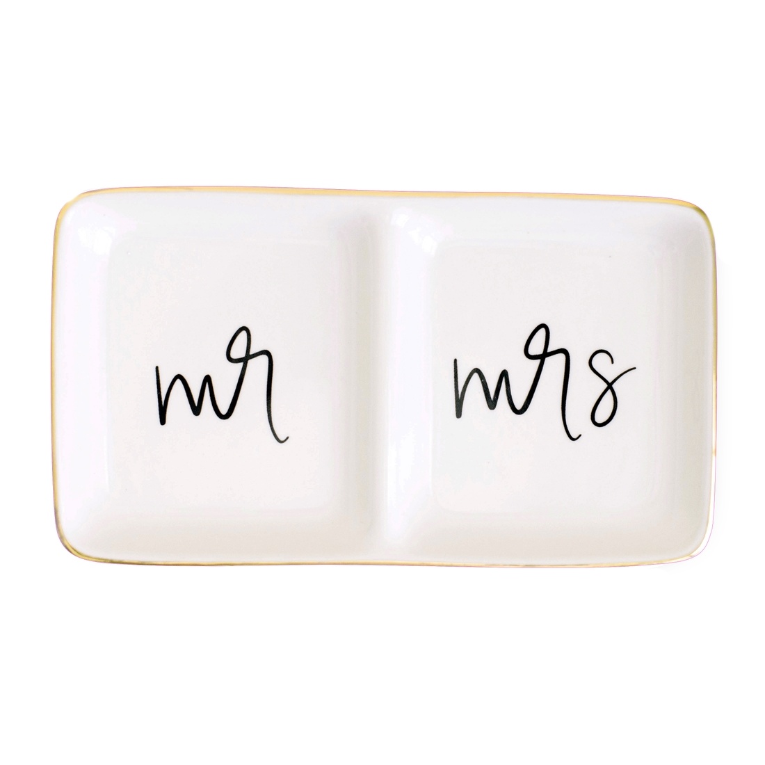 Sweet Water Decor Mr & Mrs Jewelry Dish