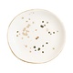 Sweet Water Decor White Gold Speckled Jewelry Dish