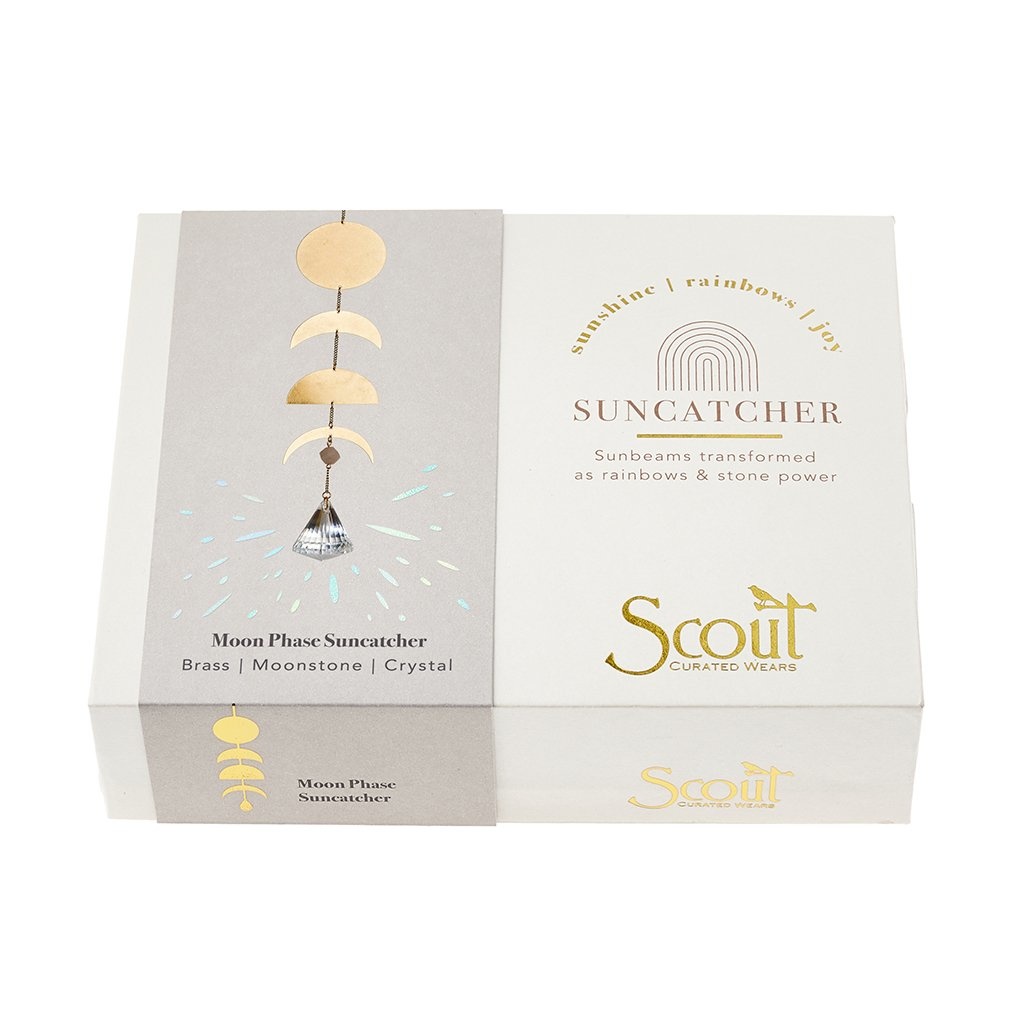 Scout Curated Wears Suncatcher - Moon Phase/Moonstone