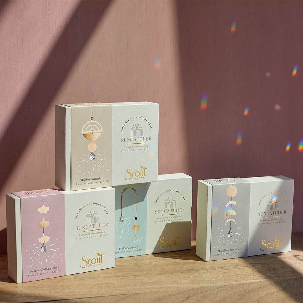 Scout Curated Wears Suncatcher - Moon Phase/Moonstone