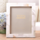 Two's Company Pearly White 8x10 Mother of Pearl Frame